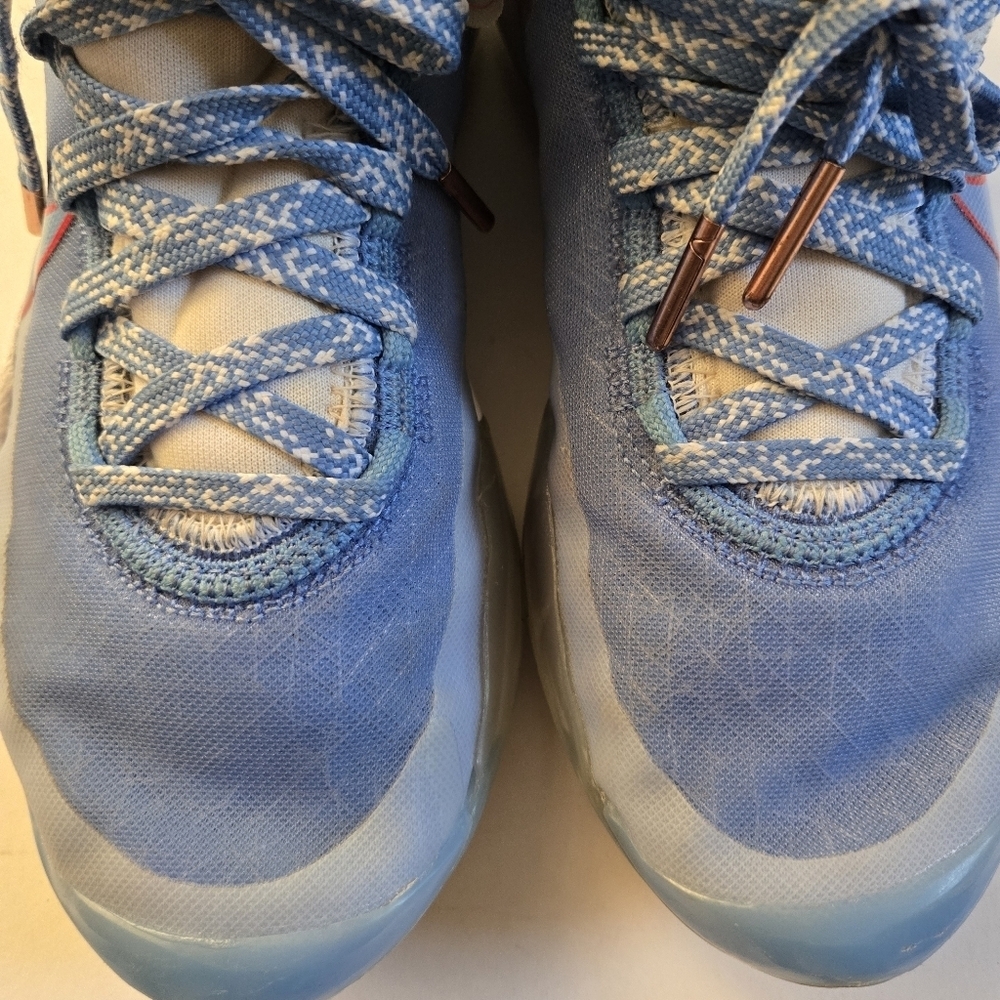 2019 Nike Kevin Durant 12 X Don C NBA All Star Game Sky Blue Red Size mens 6 - Picture 9 of 13